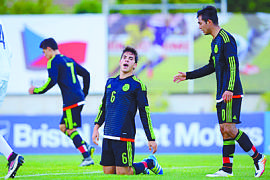 México arrancó con derrota en Toulon