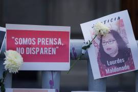 La periodista Lourdes Maldonado fue asesinada el 23 de enero dentro de su vehículo.