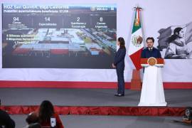 Zoé Robledo indicó que millones de derechohabientes se verán beneficiados mediante hospitales regionales y de zona de gran capacidad, construidos con apoyo de la Sedena, con infraestructura moderna, equipamiento especializado y mayor acceso oportuno a la salud. FOTO: CORTESÍA
