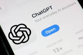 En la imagen se muestra el inicio de la aplicación ChatGPT, desarrollada por la organización estadounidense de investigación en inteligencia artificial (IA) OpenAI.