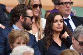 Captan pelea de Bradley Cooper e Irina en Wimbledon