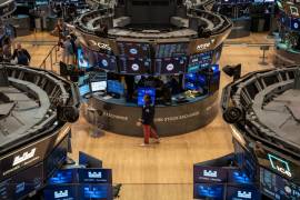 Una vista general de la sala de operaciones de la Bolsa de Nueva York el viernes 7 de agosto de 2026, en Nueva York.