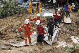 Deja alud en Myanmar 34 muertos; hay alerta