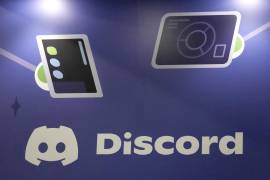 Una exhibición de Discord en el stand de la compañía en la Game Developers Conference 2023 en San Francisco.