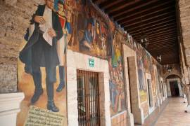 El mural que cuenta la historia de Saltillo se extiende por más de 500 m2.