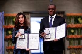 Nadia Murad y Denis Mukwege ganadores del Nobel de la Paz exigen el fin de la impunidad de la violencia sexual