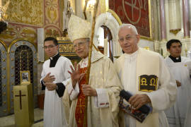 Celebra Obispo emérito de Saltillo, 97 años