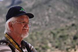 Stefan Cramer recorrió el Cañón de San Lorenzo, donde trabaja en una guía de flora, fauna y geología.