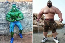 El 'Hulk' brasileño aceptó el reto del 'Hulk' iraní