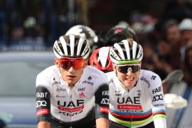 El mexicano formó parte del trabajo colectivo del UAE Team Emirates.