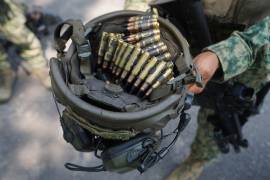 Armamento asegurado contra grupos criminales.
