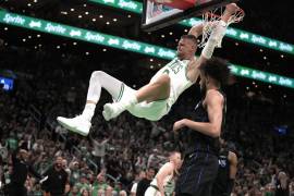 Kristaps Porzingis tuvo un gran encuentro con los Celtics de Boston ante los Mavericks de Dallas.
