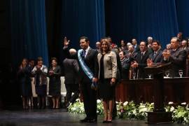 Jimmy Morales asume la presidencia de Guatemala