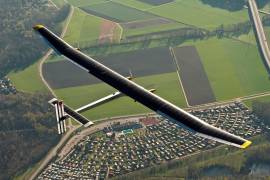Vuelo del Solar Impulse 1 en 2011.