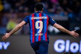 Robert Lewandowski será el encargado de guiar el ataque del Barcelona.