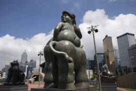 Botero, primer artista en exponer esculturas en el centro de Hong Kong