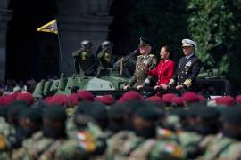 La mandataria les agradeció por defender la soberanía y seguridad de México.