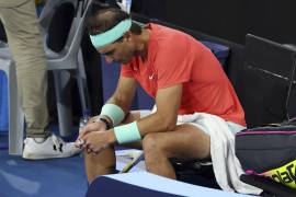 Rafa Nadal regresó al campo en el torneo de Brisbane, sin embargo, la lesión lo volvió a dejar fuera.