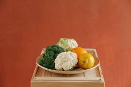 Una forma de saber si un plato está equilibrado es ver la variedad de colores de sus vegetales.