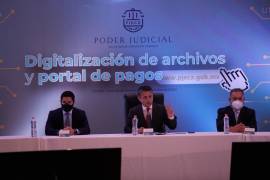 Presenta el Poder Judicial de Coahuila digitalización de archivos y portal de pagos