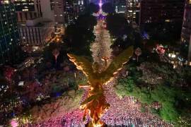Martes, 30 de junio del 2026. Ambiente sobre el Paseo de la Reforma, en la capital, durante el encuentro entre México y Ecuador.