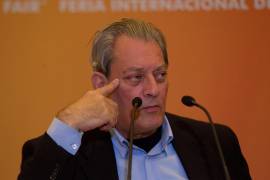 El escritor estadounidense Paul Auster durante la Feria Internacional del Libro (FIL) de Guadalajara en noviembre de 2017. EFE/Carlos Zepeda