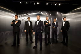 Exhibe el Madame Tussauds la los actores que han dado vida al agente 007