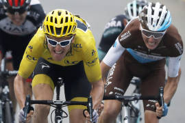 Geraint Thomas acaricia el Tour en Francia