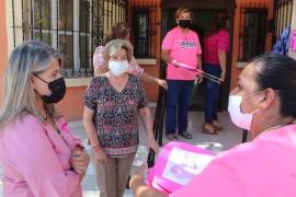 Promueve alcaldesa en San Buenaventura lucha contra el cáncer de mama