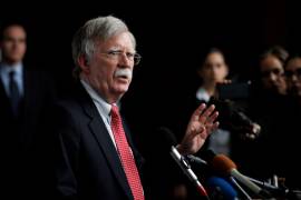 John Bolton advierte que el objetivo del bloqueo son Maduro y los que se oponen a Guaidó