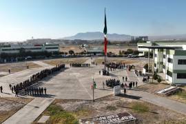 Ceremonia conmemorativa realizada en las instalaciones del 105 Batallón de Infantería, en Frontera, Coahuila.