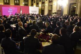 AMLO revela de qué se habló durante la cena del miércoles con empresarios mexicanos en Palacio Nacional
