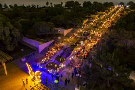 4 mil metros cuadrados mide el mega altar del Parque Las Maravillas, que el próximo año irá por el récord Guinness.