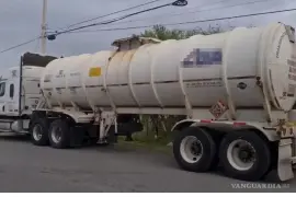 La pipa quedó bajo resguardo oficial tras ser asegurada en la Ribereña.