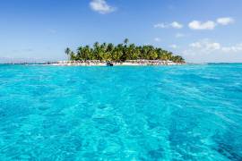 En San Andrés, una pequeña isla colombiana situada en un archipiélago frente a la costa caribeña de Nicaragua.