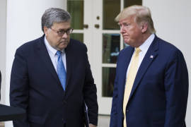 William Barr critica públicamente al presidente Donald Trump