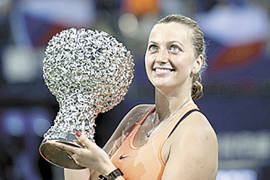 Kvitova cerró con broche de oro