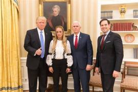 Trump provoca a Maduro recibiendo a Tintori