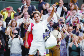 Federer dice adiós en los cuartos de final de Wimbledon
