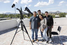 Captan estudiantes de la UAdeC a Mercurio pasando frente al Sol desde Saltillo