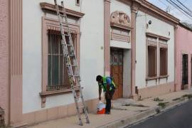 Se realizaron pintura de fachadas, rehabilitación de herraduras y limpieza de muros por el programa ‘Aquí Andamos’