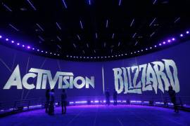 El stand de Activision Blizzard durante la Electronic Entertainment Expo en Los Ángeles.