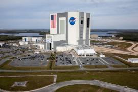 EL Centro Espacial Kennedy ubicado en Merritt Island, en la costa este de Florida, Estados Unidos.