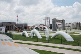 Avance. Vallejo Suárez informó que el nuevo Aeropuerto Internacional Felipe Ángeles tiene un avance de construcción de casi 69%.