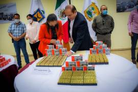 Recibe Piedras Negras 40 mil cartuchos de distintos calibres