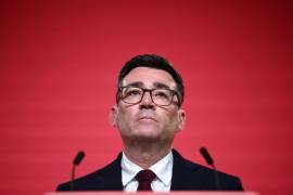 Andy Burnham habla tras ser confirmado como el nuevo líder del Partido Laborista y próximo primer ministro del país durante la “Conferencia Especial del Partido Laborista” celebrada en el centro de Londres.