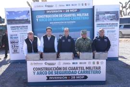 Autoridades estatales y municipales dieron inicio a obras estratégicas de seguridad en los límites de Coahuila con Zacatecas.