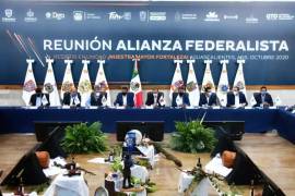 Frente. Miguel Riquelme dijo que al grupo que se formó con Gobernadores críticos a la administración federal no desaparecerá, solo cambiará de nombre y afinará estrategias.