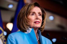 Nueve demócratas moderados enviaron una carta a la presidenta de la Cámara de Representantes, Nancy Pelosi, en la que amenazan con no votar a favor de la resolución de presupuesto. EFE/EPA/Jim Lo Scalzo