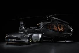 Aston Martin lanza un helicóptero de súper lujo, junto con Airbus
